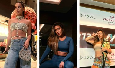 मैट्रिक्स फाइट नाइट के लिए कृष्णा श्रॉफ के बेहतरीन और शानदार लुक्स !