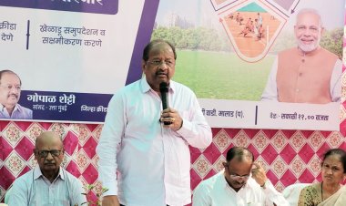 सांसद गोपाल शेट्टी के हाथों मालाड के नमो क्रिड़ा मैदान का भूमि पूजन सम्पन्न