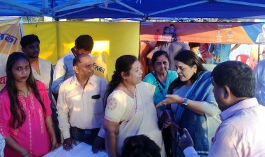 विकसित भारत संकल्प अभियान अंतर्गत विशाल शिविर का विधायक मनीषाताई चौधरी ने किया उद्घाटन ....