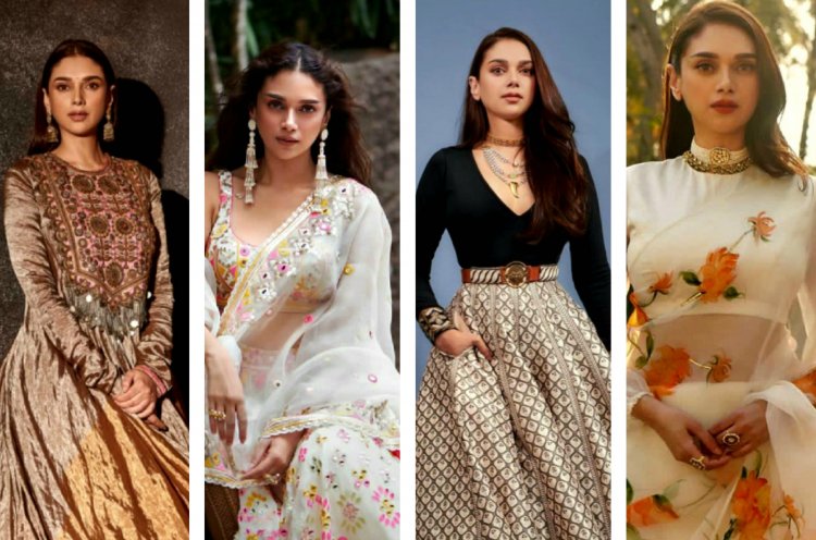 फेस्टिव सीज़न स्टाइल: अदिति राव हैदरी अपने एथनिक कालिदार लुक से सबको कर रहीं हैं इम्प्रेस !