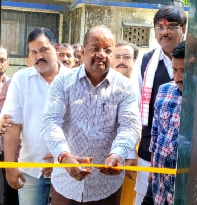 सांसद निधि से निर्मित आदिवासी संस्था के कार्यालय का सांसद गोपाल शेट्टी ने किया उद्घाटन