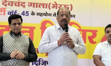 मालाड के रक्तदान शिविर में सांसद गोपाल शेट्टी ने की शिरकत