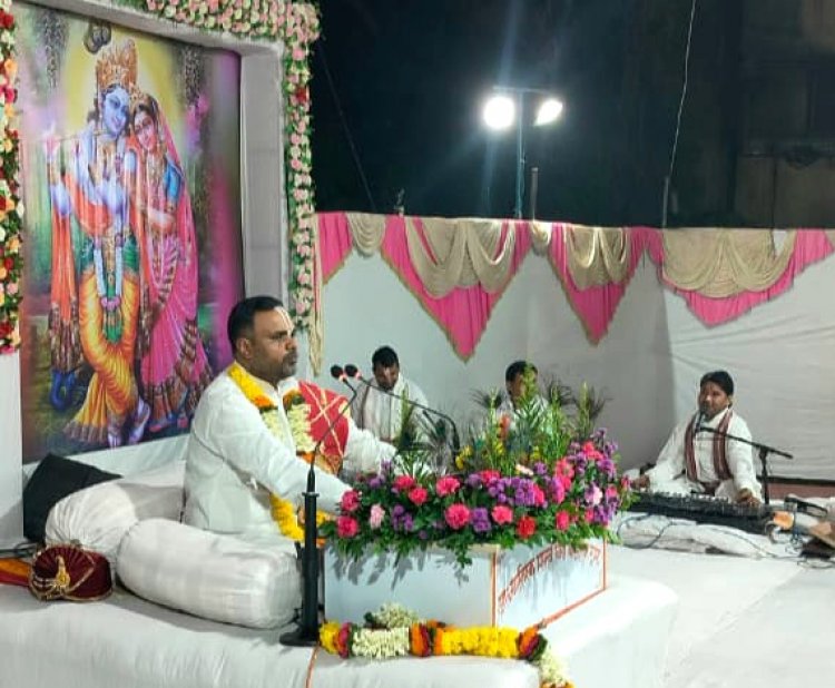डोम्बिवली के मोठेगांव में श्रीमद् भागवत महापुराण सप्ताह कथा महायज्ञ का आयोजन