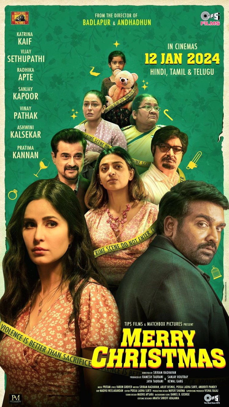 कैटरीना कैफ और विजय सेतुपति के "मैरी क्रिसमस" का हुआ आगाज़ !