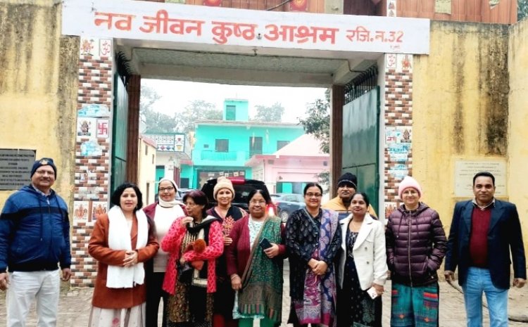 Social And Motivational Recreation Club ने गाजियाबाद के नव जीवन कुष्ठ आश्रम  में कंबल, ऊनी कपड़े एवं फलों का किया वितरण