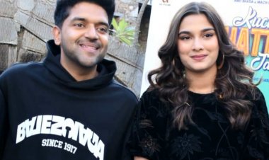 JAIPUR में "कुछ खट्टा हो जाए" : फिल्म प्रमोशन के लिएं पहुंचे गुरु रंधावा और सई मांजरेकर