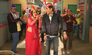 &TV के शो ‘भाबीजी घर पर हैं‘ के सेट पर आसिफ शेख और शुभांगी अत्रे की ‘पान पार्टी‘ !