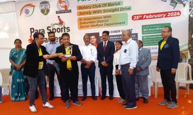 दिव्यांग बच्चों के लिए उत्तर मुम्बई का सबसे बड़ा "पैरा गेम्स 2024- 25" रोटरी क्लब ऑफ़ बोरीवली द्वारा आयोजित किया गया
