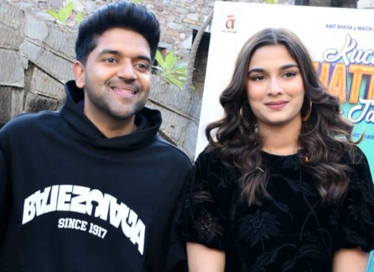 JAIPUR में "कुछ खट्टा हो जाए" : फिल्म प्रमोशन के लिएं पहुंचे गुरु रंधावा और सई मांजरेकर