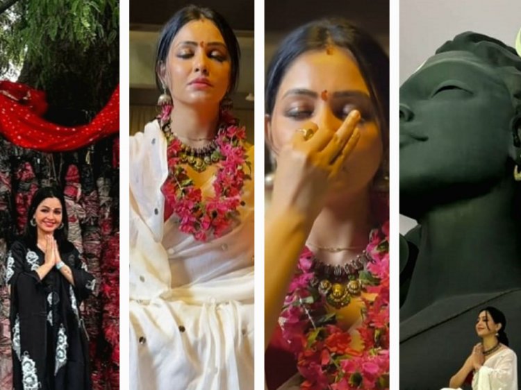 &TV कलाकार शुभांगी अत्रे जब पहुंचीं आध्यात्मिकता की शरण में !