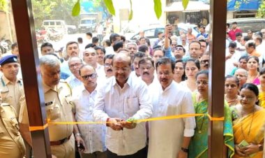 कांदिवली पुलिस स्टेशन परिसर के नवीनीकृत व्यायाम शाला का उद्घाटन हुआ