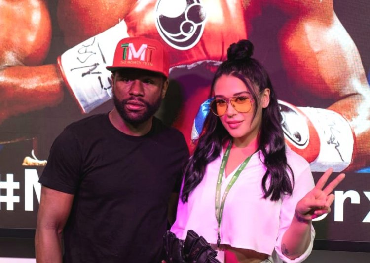 अनडिफिटेड बॉक्सिंग चैंपियन फ़्लॉइड मेवेदर जूनियर से मिलीं कृष्णा श्रॉफ!