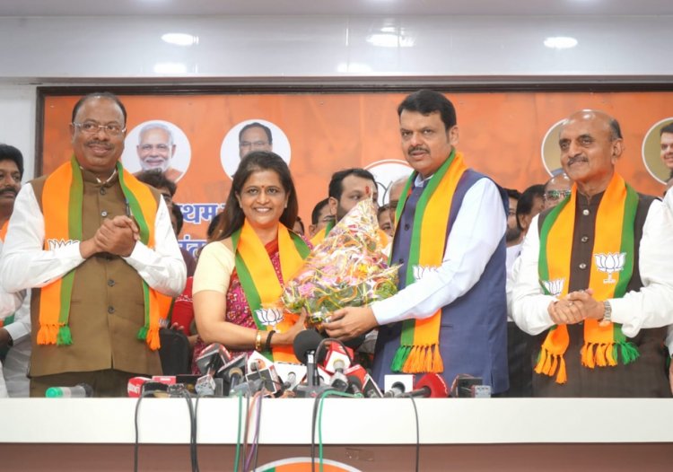  पूर्व केंद्रीय गृह मंत्री शिवराज पाटिल की बहू डॉ. अर्चना पाटिल भाजपा में हुईं शामिल