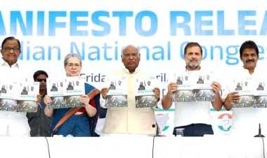 Lokasabha Chunav 2024: कांग्रेस के मेनिफेस्टो "न्याय पत्र" का अनावरण