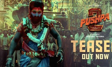 अल्लू अर्जुन स्टारर "पुष्पा 2: द रूल" का टीज़र आउट : रॉकस्टार डीएसपी के पावरफुल म्यूजिकल स्कोर से दिखी मास एक्शनर की झलक!