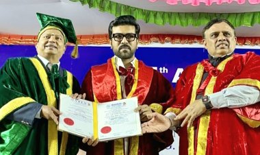 Global Star राम चरण को मिली डॉक्टरेट की मानद उपाधि !