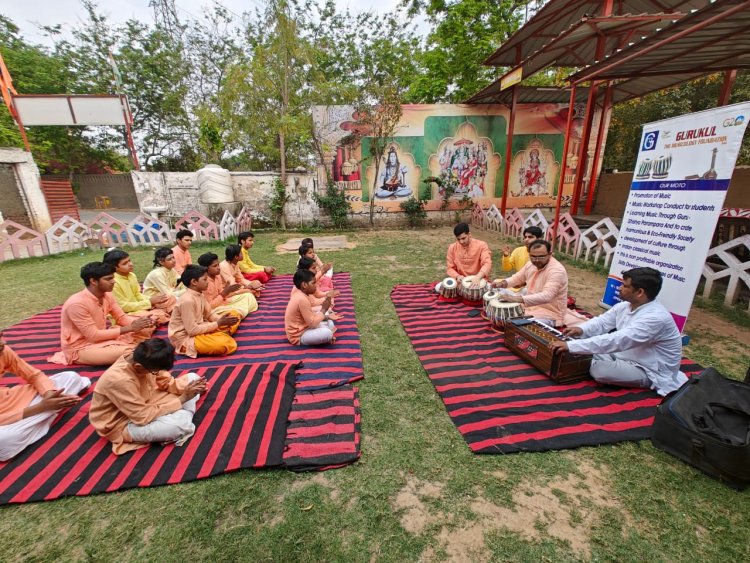 गुरुकुल द म्युजिकोलॉजी फाउंडेशन ने आयोजित की संगीत की कार्यशाला