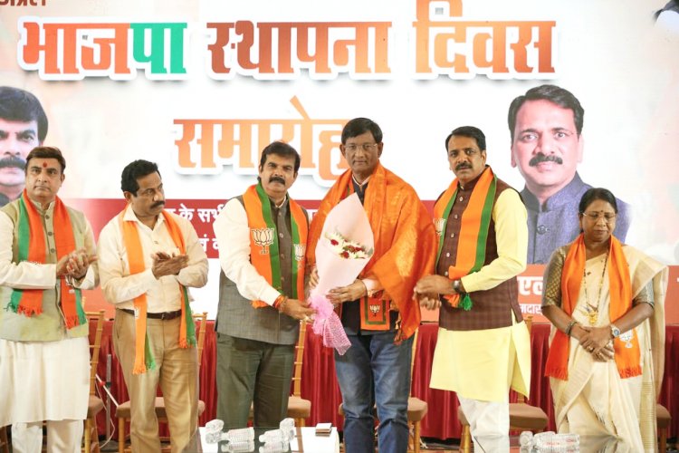 भारतीय जनता पार्टी स्थापना दिवस समारोह का मीरा रोड में भव्य आयोजन