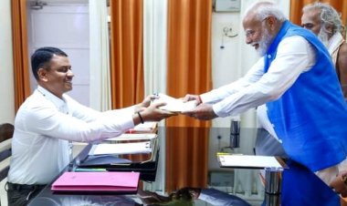 PM Narendra Modi ने वाराणसी लोकसभा निर्वाचन क्षेत्र से भाजपा उम्मीदवार के रूप में नामांकन किया दाखिल