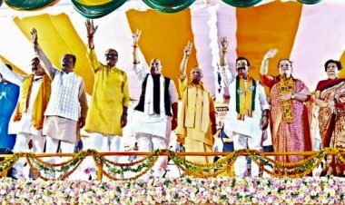 CM योगी आदित्यनाथ ने लखनऊ में विशाल जनसभा को किया संबोधित