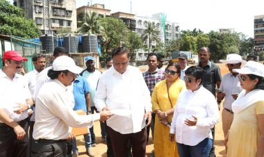 मुम्बई भाजपा अध्यक्ष ने किया नाला सफाई कार्यों का औचक निरीक्षण