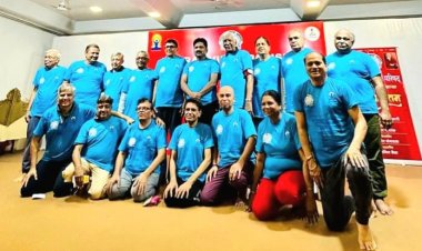 भारत विकास परिषद द्वारा सामूहिक योगाभ्यास सत्र का आयोजन