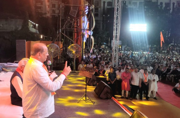 एक शाम राम के नाम : सांसद गोपाल शेट्टी आयोजित भजन संध्या और श्री राम भंडारा में कांदिवली का सप्ताह मैदान हुआ "गोपाल मय"
