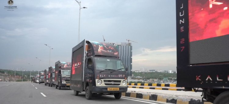 कल्कि 2898 एडी के प्रमोशन के लिए मार्केटिंग मास्टरस्ट्रोक : नेशनल ट्रक टूर से जारी है प्रचार !