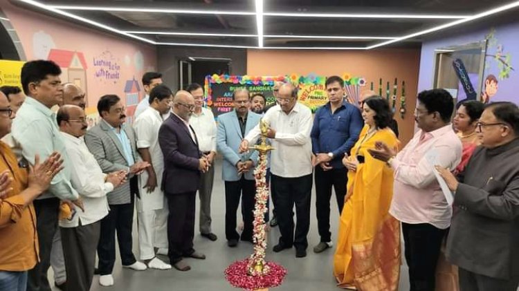 Dahisar : बंट्स संघ स्कूल की कक्षा का पूर्व सांसद गोपाल शेट्टी ने किया उद्घाटन