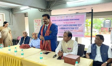 रोटरी क्लब ऑफ मुम्बई नार्थ एन्ड द्वारा ब्रेस्ट कैन्सर स्क्रीनिंग और एनीमिया डिटेक्शन के लिए लगाया गया तीन दिवसीय मुफ्त शिविर