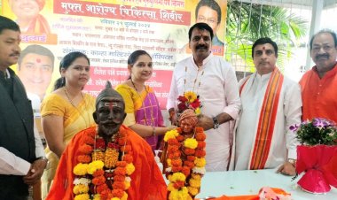 गुरु पूर्णिमा पर मुफ्त चिकित्सा शिविर का भाजपा नेताओं ने किया आयोजन 