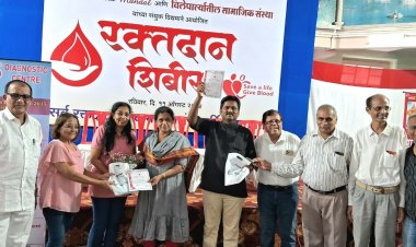 विलेपार्ले के मेगा ब्लड डोनेशन कैम्प में 125 रक्तदाताओं ने किया रक्तदान