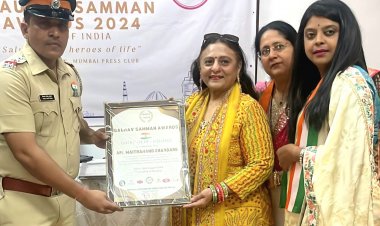 वरिष्ठ साहित्यकार और समाजसेवी डॉ. मंजू लोढ़ा को मिला "प्राइड ऑफ इंडिया 2024 एवॉर्ड"