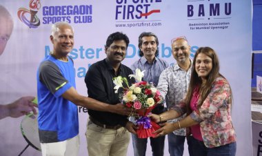 BAMU जिला बैडमिंटन टूर्नामेंट में वेटरन्स ने बिखेरी चमक !