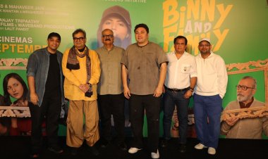 कास्ट, क्रू और स्पेशल गेस्ट वरुण धवन की उपस्थिति में 'बिन्नी एंड फैमिली' का ट्रेलर हुआ आउट !