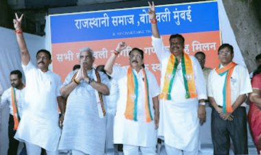 बोरीवली राजस्थानी समाज द्वारा महायुती प्रत्याशी संजय उपाध्याय संग संवाद बैठक का आयोजन 