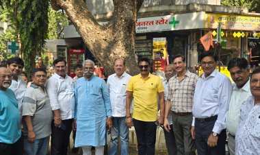 बोरीवली के पूर्व हैट्रिक बाज विधायक हेमेंद्र मेहता ने किया मतदान