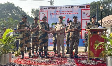 BSF ने निकाली एकता और जागरूकता की प्रतीक विशाल मोटरसाइकिल रैली