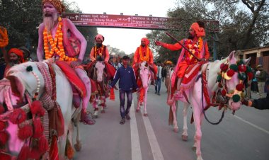 Mahakumbh 2025 : श्री पंचदशनाम आवाहन अखाड़े का पूरी भव्यता,राजसी अंदाज और विशिष्ट संदेश के साथ महाकुम्भ नगर में हुआ प्रवेश