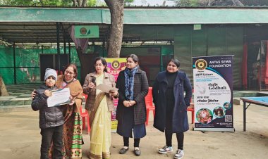 GREATER NOIDA में स्वामीजी की जीवनी पर प्रश्नोत्तरी और चित्र बनाने की प्रतियोगिता सम्पन्न