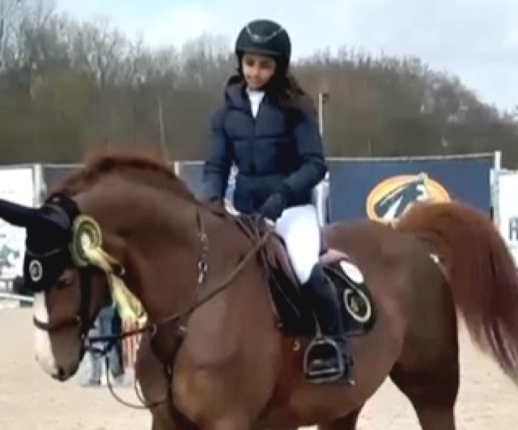 बेल्जियम में अज़ेलहॉफ सीएसआय लियर घुड़सवारी प्रतियोगिता में निहारिका सिंघानिया ने जीता स्वर्ण पदक 