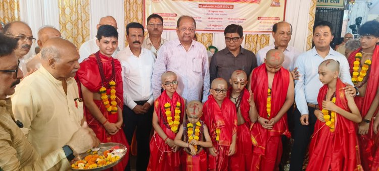 समस्त ब्राह्मण महासंघ द्वारा सामूहिक यज्ञोपवित संस्कार समारोह का आयोजन