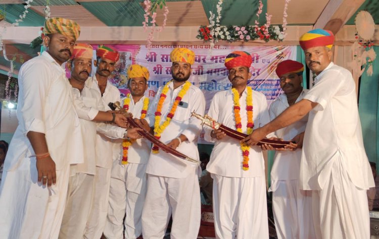 सिरोही के गाँव सरतरा में सारणेश्वर महादेव एवं सावलाजी भगवान मंदिर प्राण प्रतिष्ठा महोत्सव का भव्य आयोजन हुआ