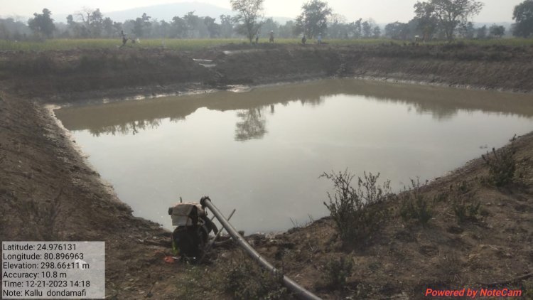यूपी में 8 वर्षों में निर्मित किए गए 37403 खेत तालाब
