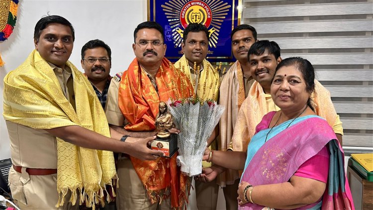 13 किलो सोना चोरी मामले में आरोपियों को दबोचने वाले पुलिसकर्मियों को विधायक मनिषाताई चौधरी ने किया सम्मानित