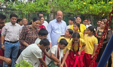 पोईसर जिमखाना में दिव्यांग बच्चों संग पूर्व सांसद गोपाल शेट्टी ने किया पौधारोपण