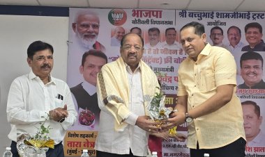 बोरीवली में मुफ्त 'नेत्र जांच और चश्मा वितरण शिविर' के आयोजन में पहुंचे पूर्व सांसद गोपाल शेट्टी