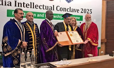 वरिष्ठ पत्रकार मंगलेश्वर त्रिपाठी 'मुन्ना' को मिली डॉक्टरेट की मानद उपाधि