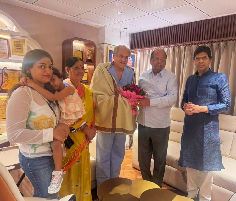 प्रख्यात न्यूरो सर्जन डॉ. आलोक शर्मा को पूर्व सांसद गोपाल शेट्टी ने किया सम्मानित