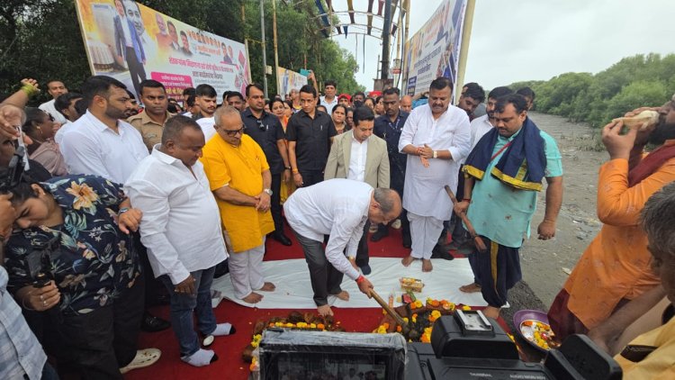 बोरीवली रो-रो जेट्टी - फेज-1 के लिए भूमिपूजन समारोह सम्पन्न ...